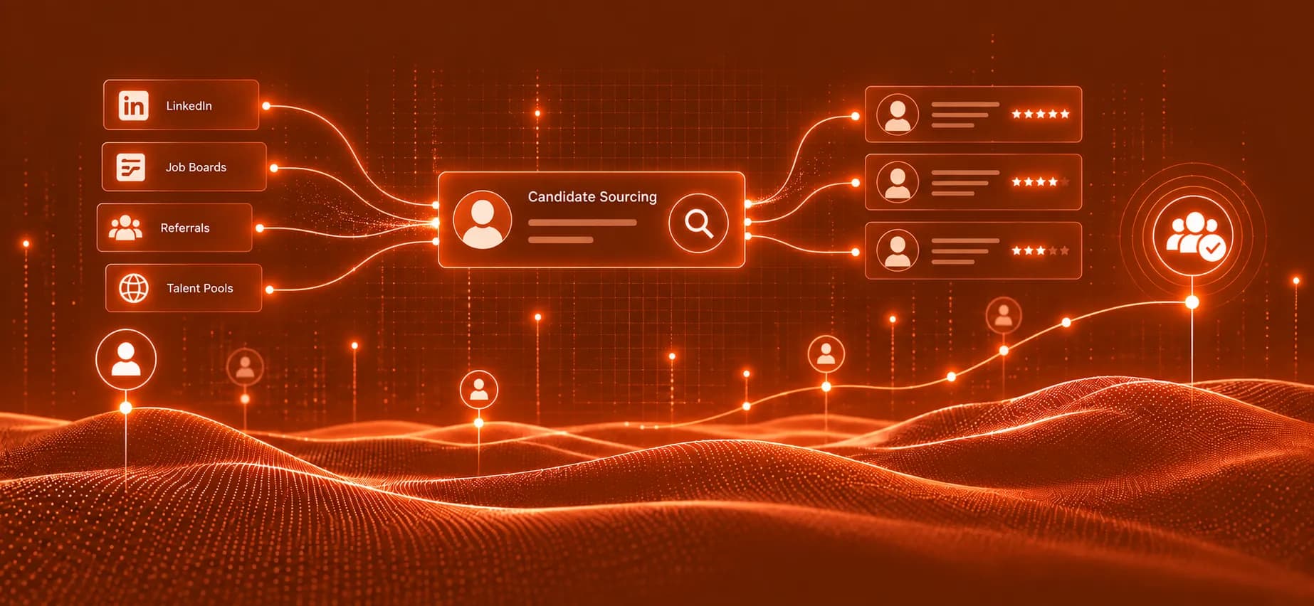 Candidate Sourcing Illustration