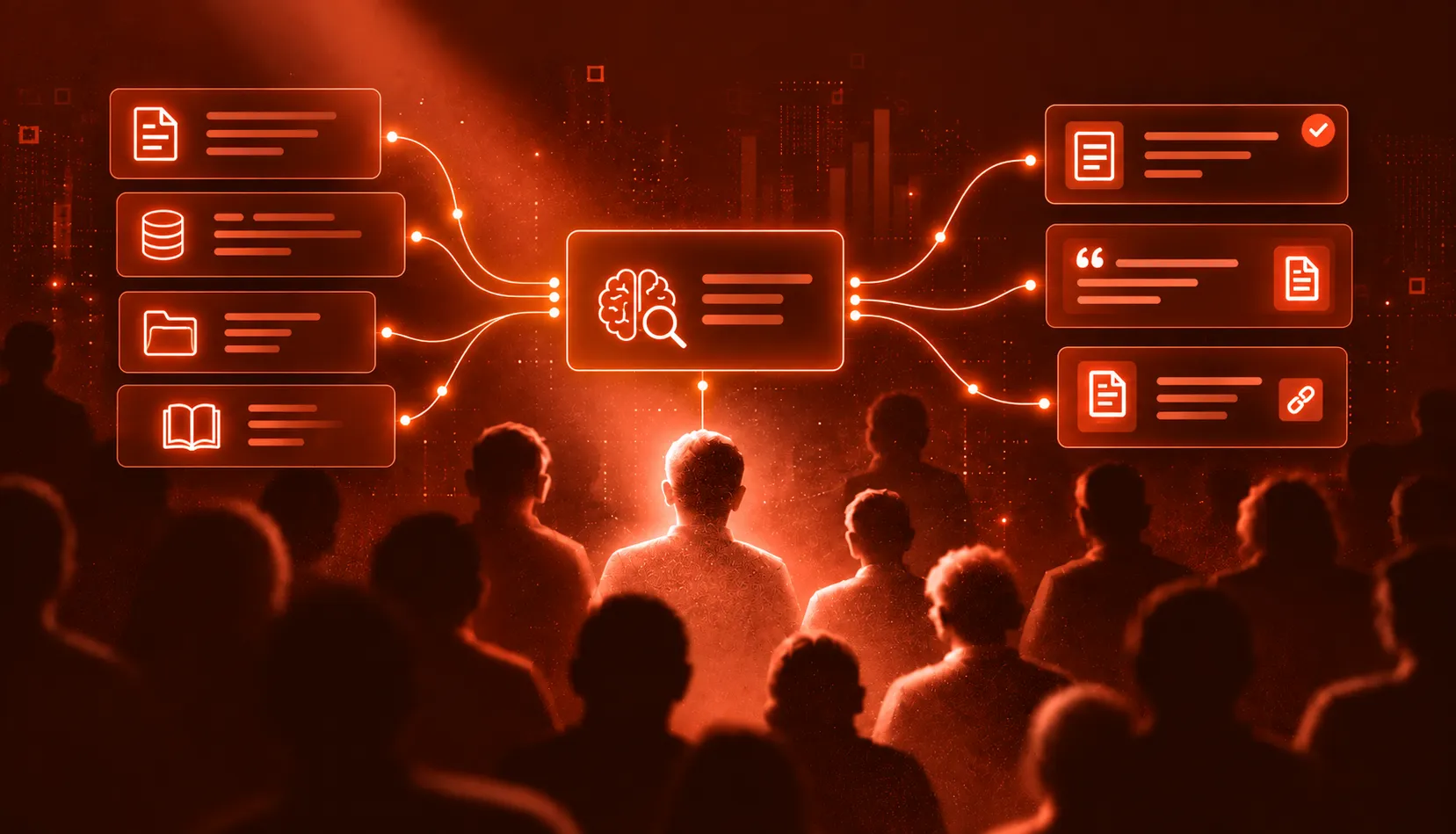 Knowledge Retrieval Illustration