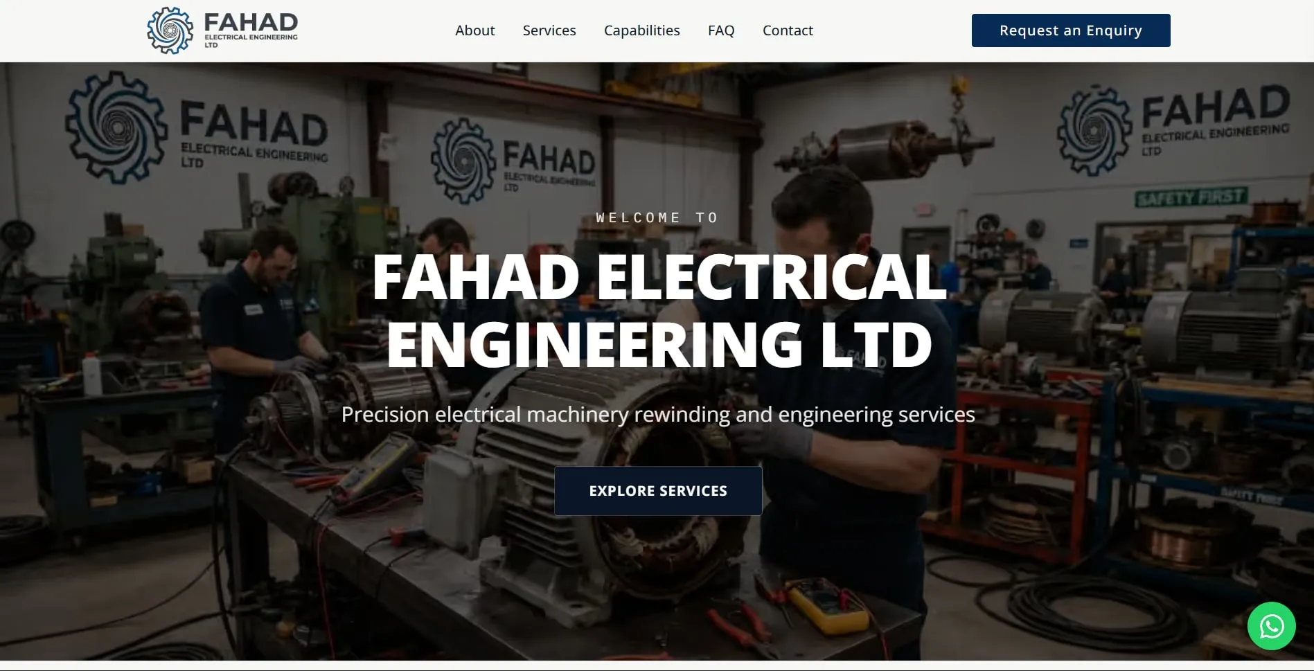 Fahad Electrical Engineering platform preview